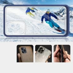 slomart prozoren ovitek 3v1 za samsung galaxy a14 silikonski ovitek z okvirjem blue