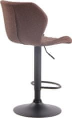 BHM Germany Barski stolček iz plute, tekstil, črna / taupe