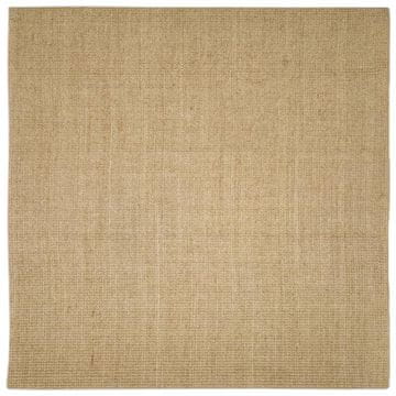 Vidaxl Preproga naravni sisal 100x100 cm