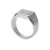 Eleganten jekleni prstan za moške Steel SKJM0201040 (Obseg 63 mm)