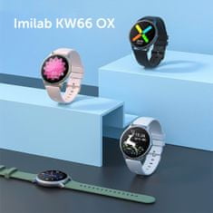 Xiaomi IMILAB KW66 OX pametna ura, 3D HD ukrivljen zaslon, Bluetooth 5.0, IP68, črna - rabljeno