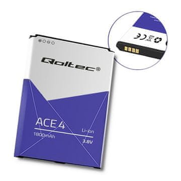 Qoltec qoltec baterija za samsung galaxy ace 4 | 1800mah