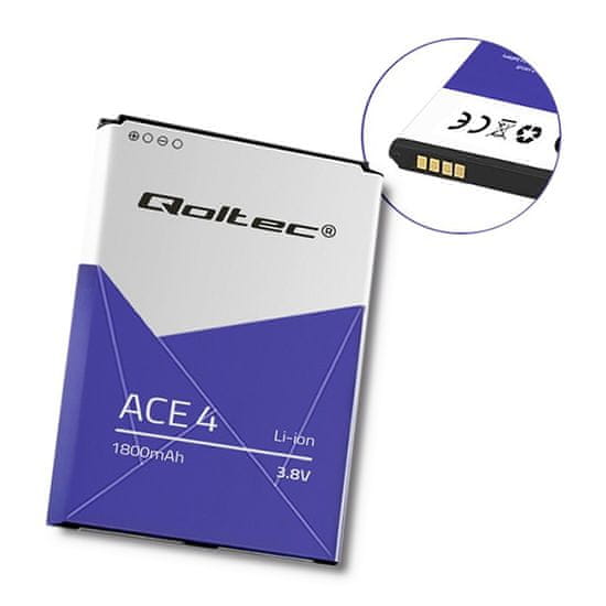 Qoltec qoltec baterija za samsung galaxy ace 4 | 1800mah