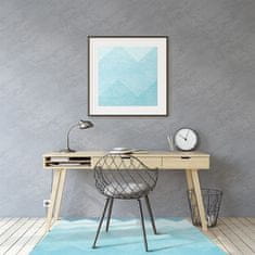 Decormat Podloga za stol parket Modre cikcake 120x90 cm 2 cm 