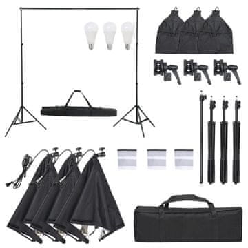 Vidaxl Komplet za foto studio z lučmi