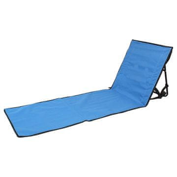 Volino Zložljiv ležalnik za na plažo z naslonom Iko Blue Wave