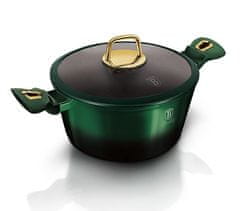 Berlingerhaus Posoda s pokrovom in površino iz titana 24 cm Emerald Collection BH-6058levo