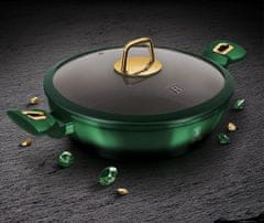 Berlingerhaus Globoka ponev s površino iz titana 28 cm Emerald Collection BH-6060