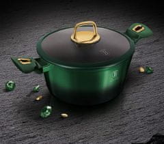 Berlingerhaus Posoda s pokrovom in površino iz titana 24 cm Emerald Collection BH-6058levo