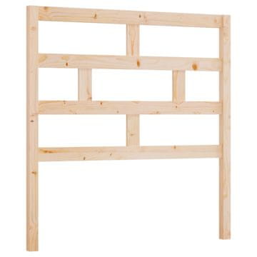 Vidaxl Posteljno vzglavje 106x4x100 cm trdna borovina