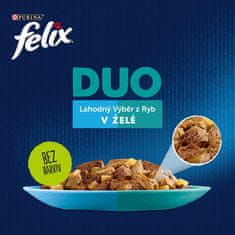 Felix Fantastic DUO izbor rib v želeju, 48 x 85 g