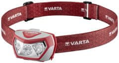 Varta Outdoor Sports H20 Pro čelna svetilka, 200 lm, rdeča
