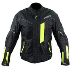 Cappa Racing Moška motoristična jakna MONTE CARLO tekstil črno/fluo L