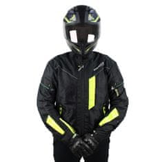 Cappa Racing Moška motoristična jakna MONTE CARLO tekstil črno/fluo M