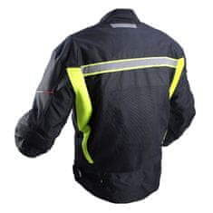 Cappa Racing Moška motoristična jakna MONTE CARLO tekstil črno/fluo M