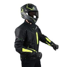 Cappa Racing Moška motoristična jakna MONTE CARLO tekstil črno/fluo L