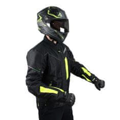 Cappa Racing Moška motoristična jakna MONTE CARLO tekstil črno/fluo M