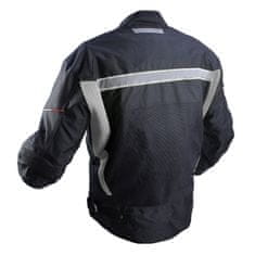 Cappa Racing Moška motoristična jakna MONTE CARLO tekstil črno/siva M