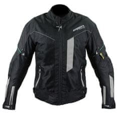 Cappa Racing Moška motoristična jakna MONTE CARLO tekstil črno/siva M