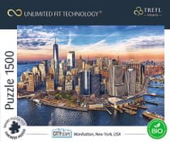 Trefl UFT Cityscape sestavljanka: Manhattan, New York, ZDA 1500 kosov
