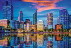 Trefl UFT Cityscape sestavljanka: Odsev mesta Perth, Avstralija 1500 kosov