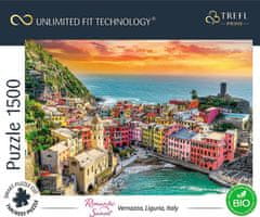 Trefl Puzzle UFT Romantic Sunset: Vernazza, Liguria, Italija 1500 kosov