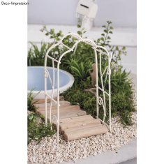 Rayher.	 Vrtna pergola, bela, 5x10x2.5cm