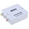 Adapter za mini video pretvornik AV v HDMI 720p 1080p 