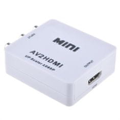 Northix Adapter za mini video pretvornik AV v HDMI 720p 1080p 