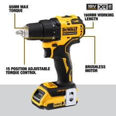 DeWalt DCD708D2T XR akumulatorski vrtalnik vijačnik