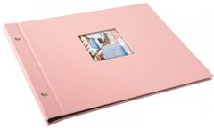 Goldbuch Bella Vista Screw type foto album, 39 x 31 cm, 40 strani, roza
