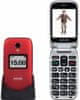 Evolveo Easyphone FP EP-770 mobilni telefon za starejše, 4G, rdeč