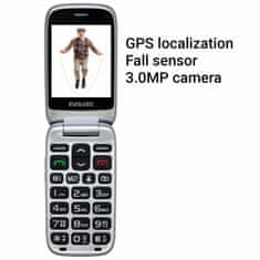 Evolveo Gsm aparat Easyphone FP I GPS I Rdeč
