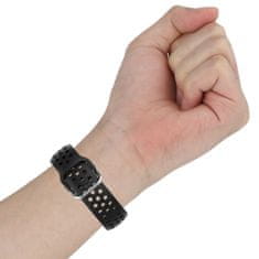 BStrap Silicone Dots pašček za Garmin Venu 2S, sand pink