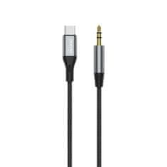 DUDAO L11ProT avdio kabel USB-C / 3.5mm mini jack, siva