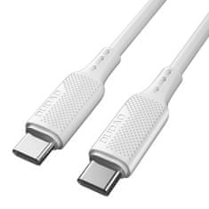 DUDAO L5S kabel USB-C / USB-C PD 100W 1m, belo