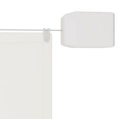 Vidaxl Vertikalna markiza bela 140x360 cm tkanina oxford