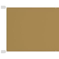 Vidaxl Vertikalna markiza bež 100x420 cm tkanina oxford