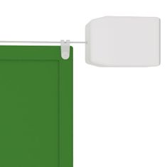 Vidaxl Vertikalna markiza svetlo zelena 140x360 cm tkanina oxford
