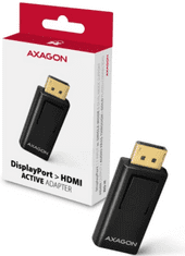 AXAGON adapter, DisplayPort na HDMI, FullHD, črn (RVD-HI)