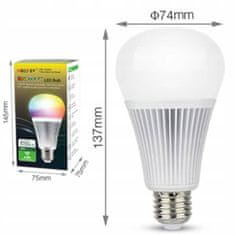 MiBoxer LED sijalka Mi-Light E27 9W RGB + CCT