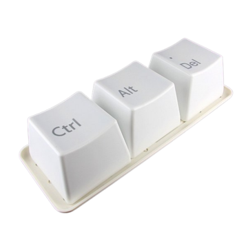 Zaparkorun.cz Komplet posod CTRL+ALT+DEL