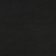 Vidaxl Box spring postelja z vzmetnico črna 100x200 cm žamet
