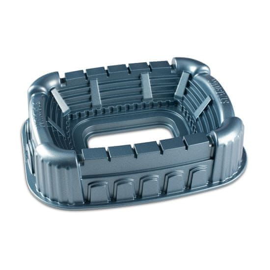 NordicWare Pekač v obliki nogometnega stadiona sivo-modre barve