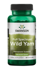 Swanson Full Spectrum Wild Yam, 400 mg, 60 kapsul