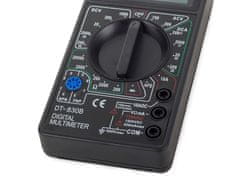 Silver LCD digitalni elektronski tokovni multimeter
