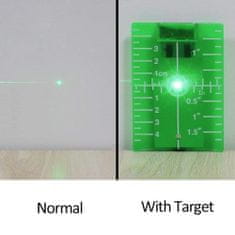 Huepar Tarča z magnetom za zelene laserske nivelirje