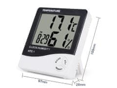 Verkgroup Večfunkcijski elektronski LCD termometer
