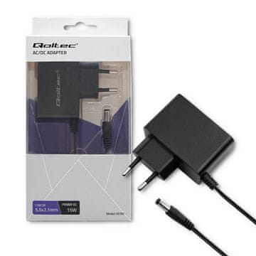 Qoltec vtični napajalnik 15W | 7,5V | 2A | 5,5*2,1