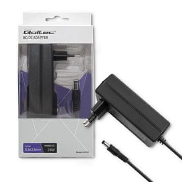 Qoltec vtični napajalnik 25W | 5V | 5A | 5,5*2,5